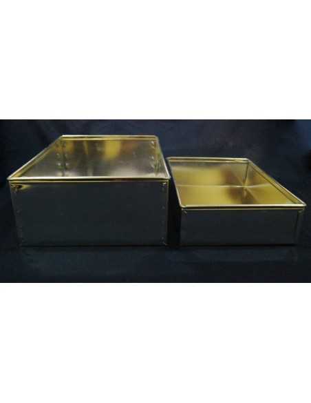 MOLDE HOJALATA RECTANGULAR BAJO N° 34