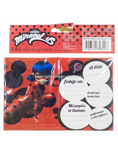 INVITACION LADY BAG MIRACULUS x10