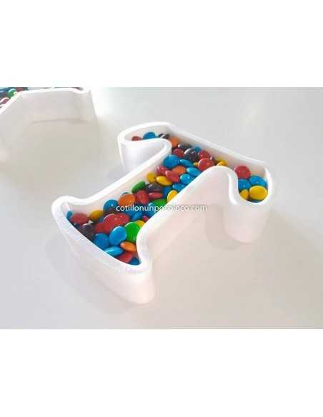 9 Letras Huecas Gratis 2 Figuras 16cm Polyfan