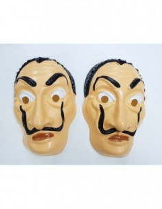 X51 Mascaras Caretas La Casa De Papel. Plastica Con Relieve