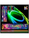 TUBO COLLAR BICOLOR NEON GLOW X 25 P/ARMA PGC10