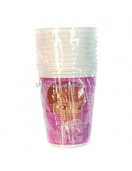 VASO PLASTICO DOCTORA JUGUETES x10
