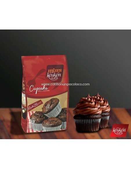 MIX PARA CUPCAKES CHOCOLATE X1kg KEUKEN